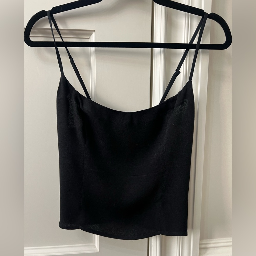Reformation Black Women's Cami Tank Top